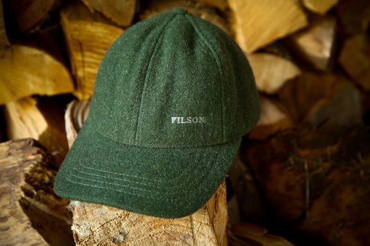 Filson Green Mackinaw Wool Cap