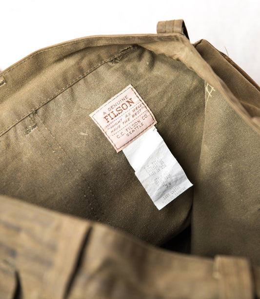Vintage Filson Tin Cloth Pants | Waxed Cotton | Style 457 | 34 X 32
